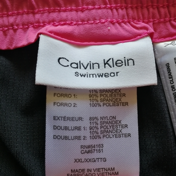 🆕 Calvin Klein XL hot pink barbie ken swim shorts trunks - Picture 2 of 4